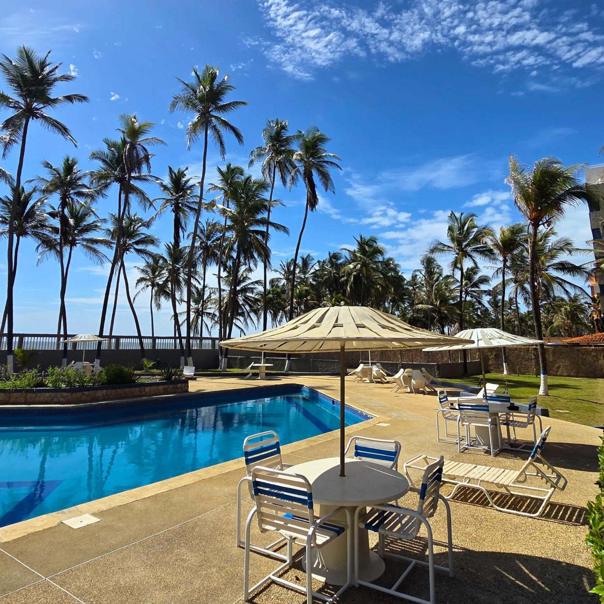 Apartamento Tucacas, Frente Al Mar, Balcon, Piscina Y Playa Privada Exterior foto